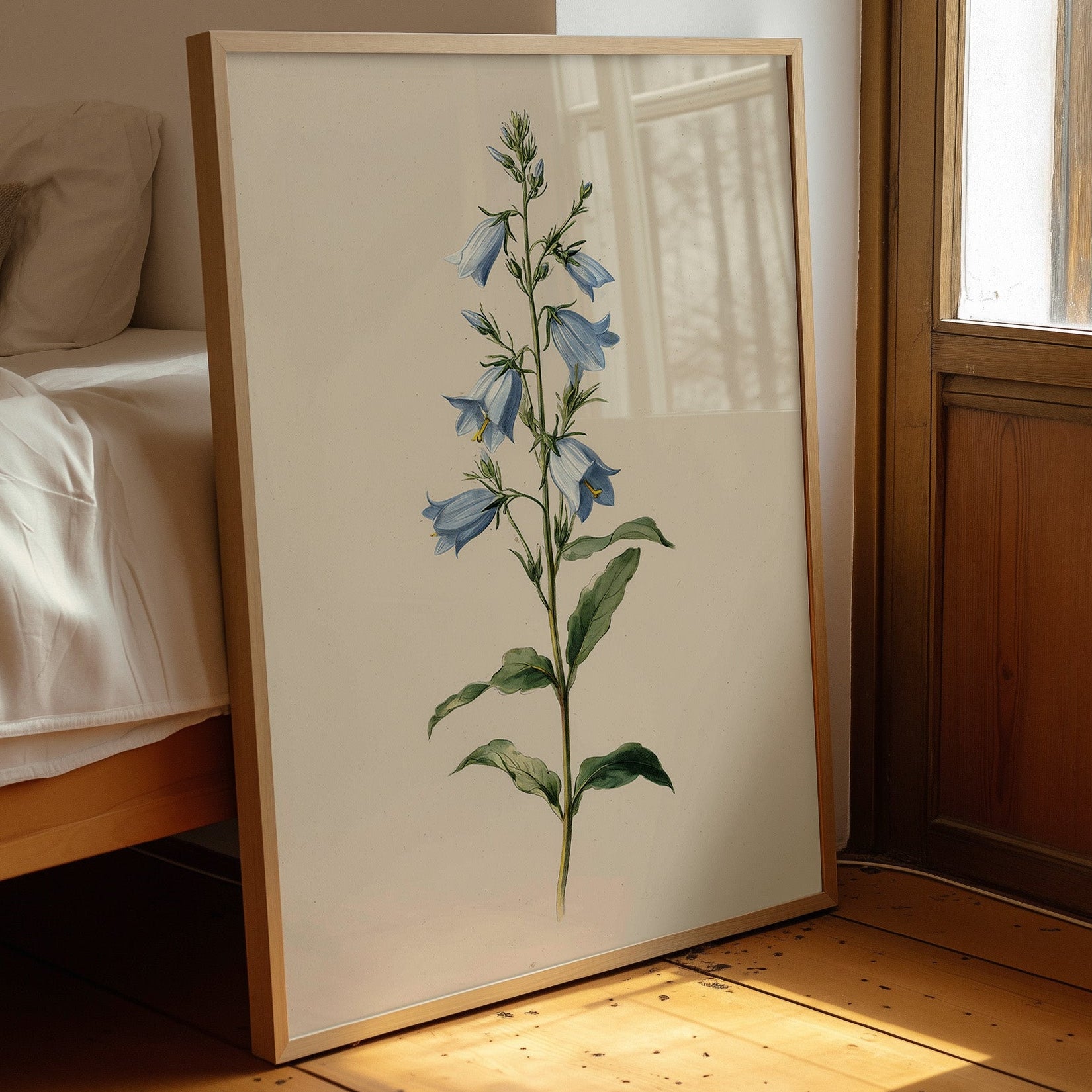 Botanical Elegance: Bellflower's Delicate Symphony
