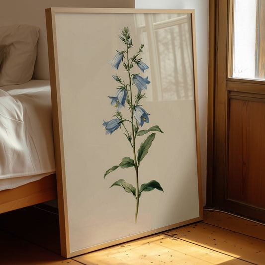 Botanical Elegance: Bellflower's Delicate Symphony