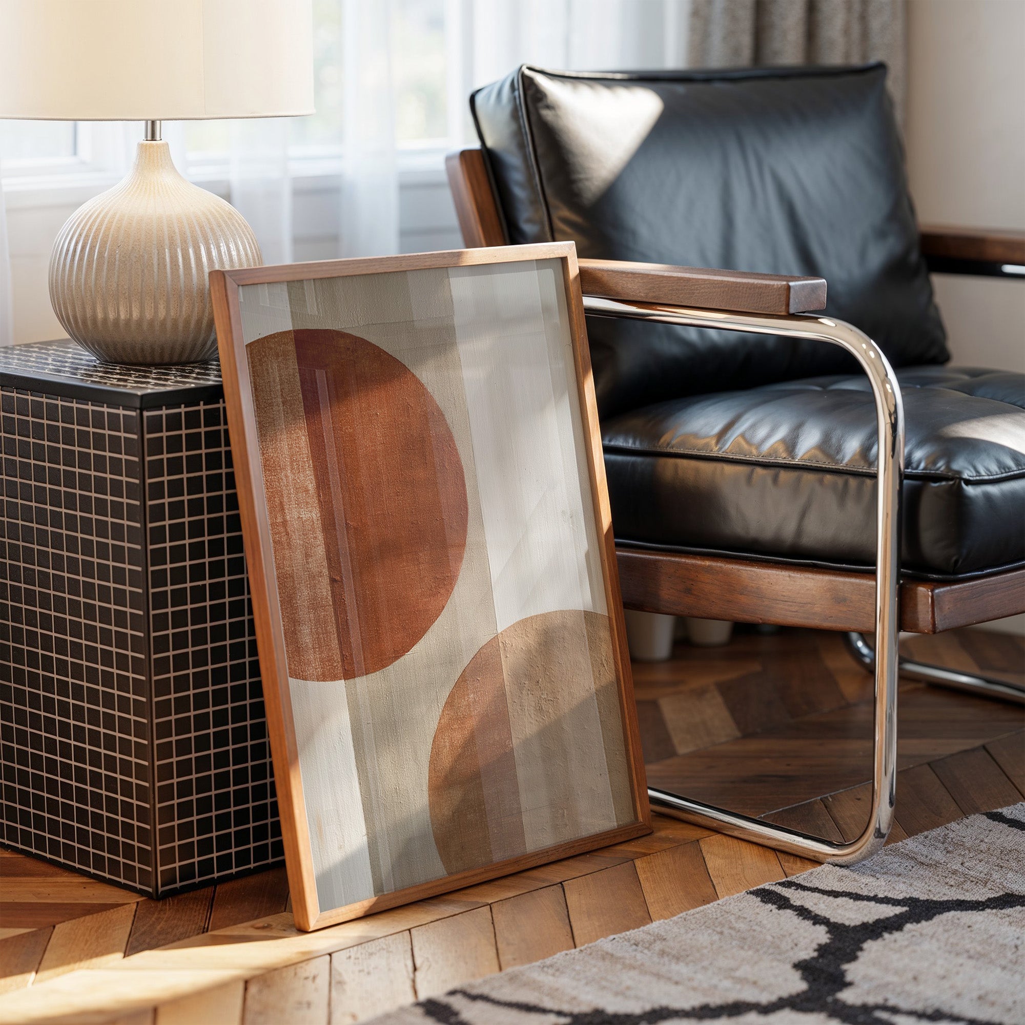 Terracotta Circles Dance At Dusk