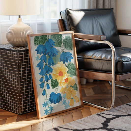 Blue Bells Dance With Golden Sun