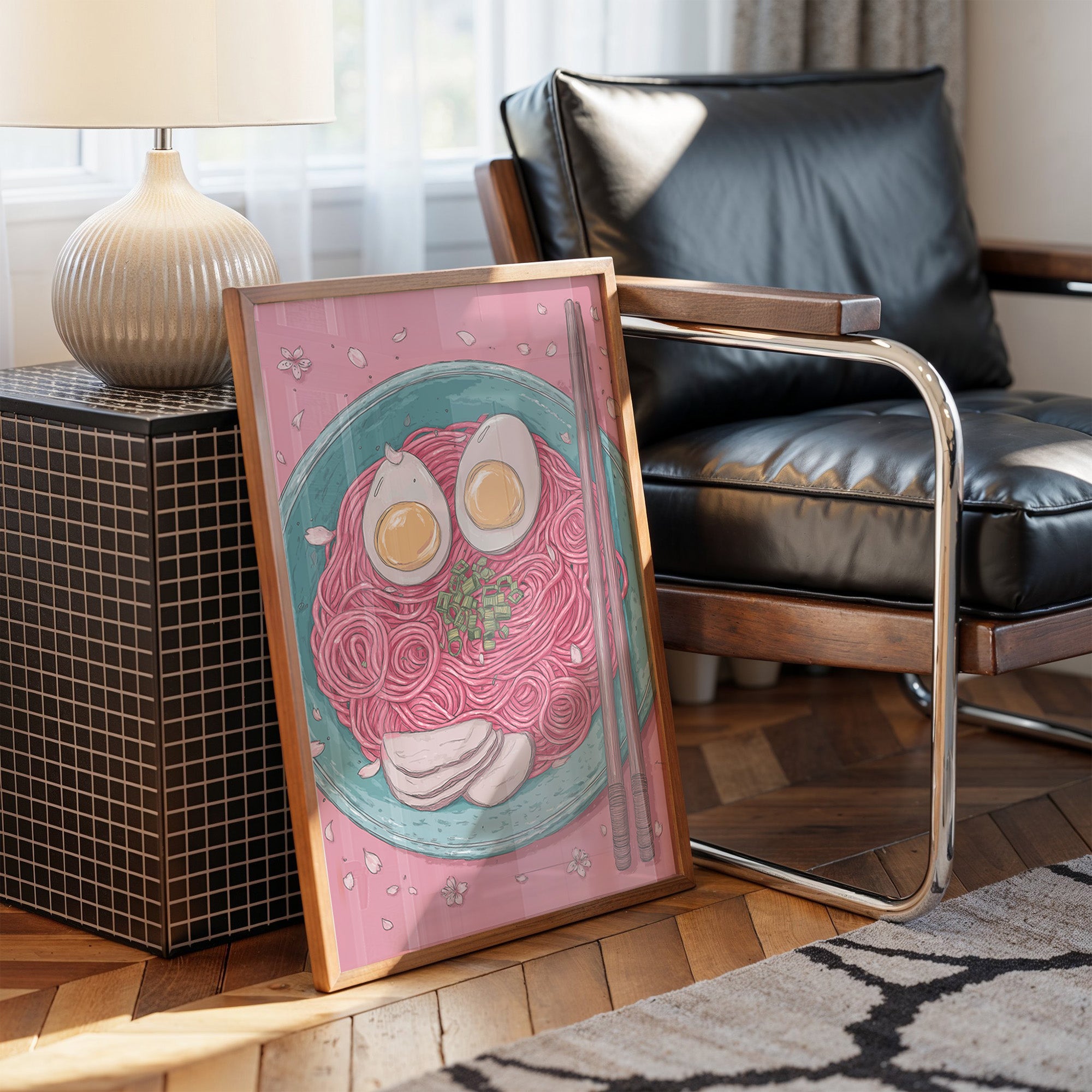 Pink Noodles Make Happy Faces