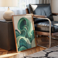 Emerald Waves Paint Ocean Stories