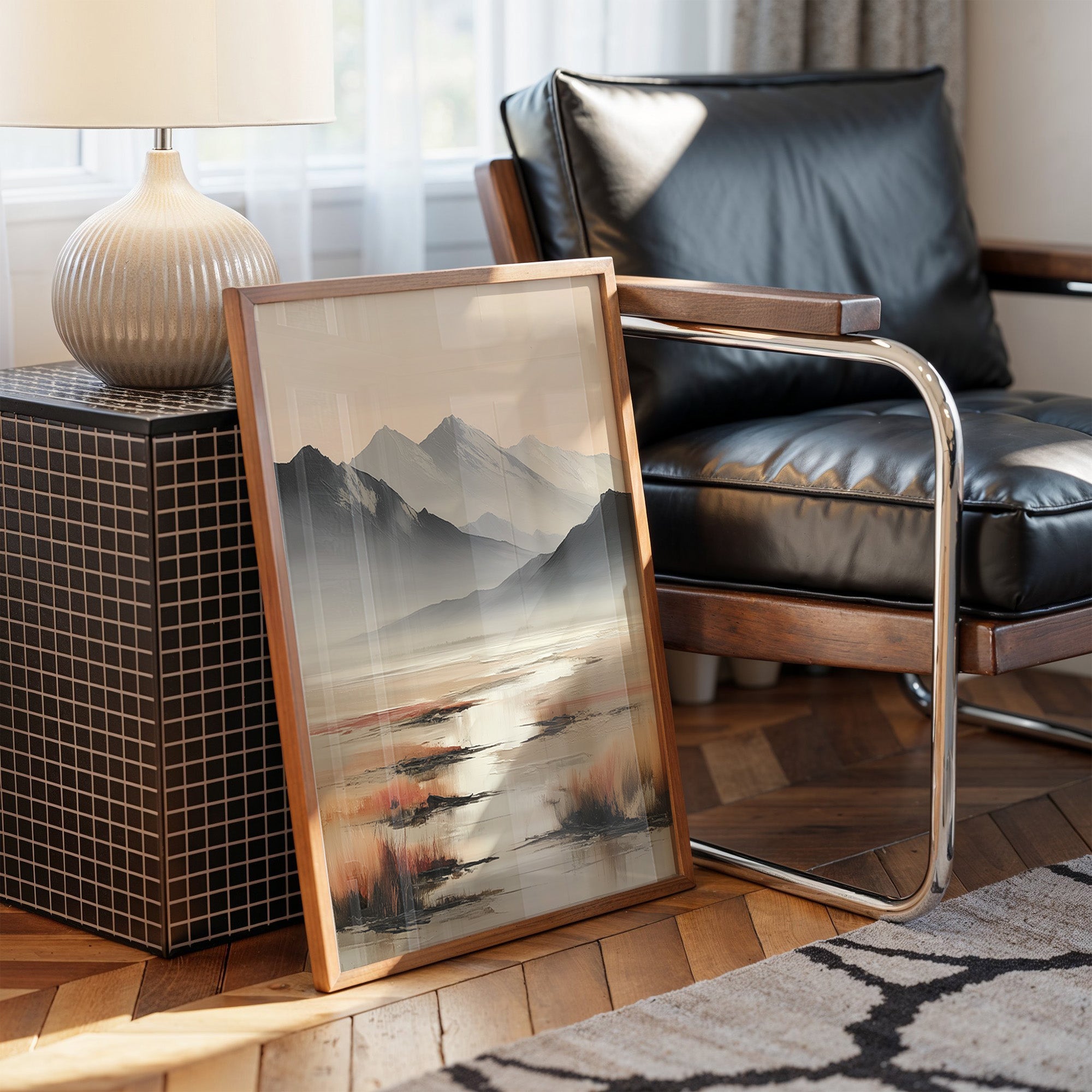 Copper Marshes Meet Mountain Mist