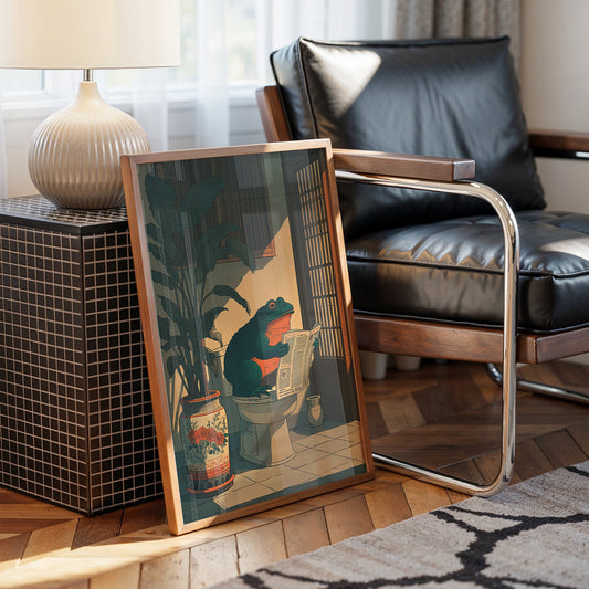 Wise Toad's Morning Paper Ritual