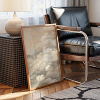 Clouds Rest Against Library Windows