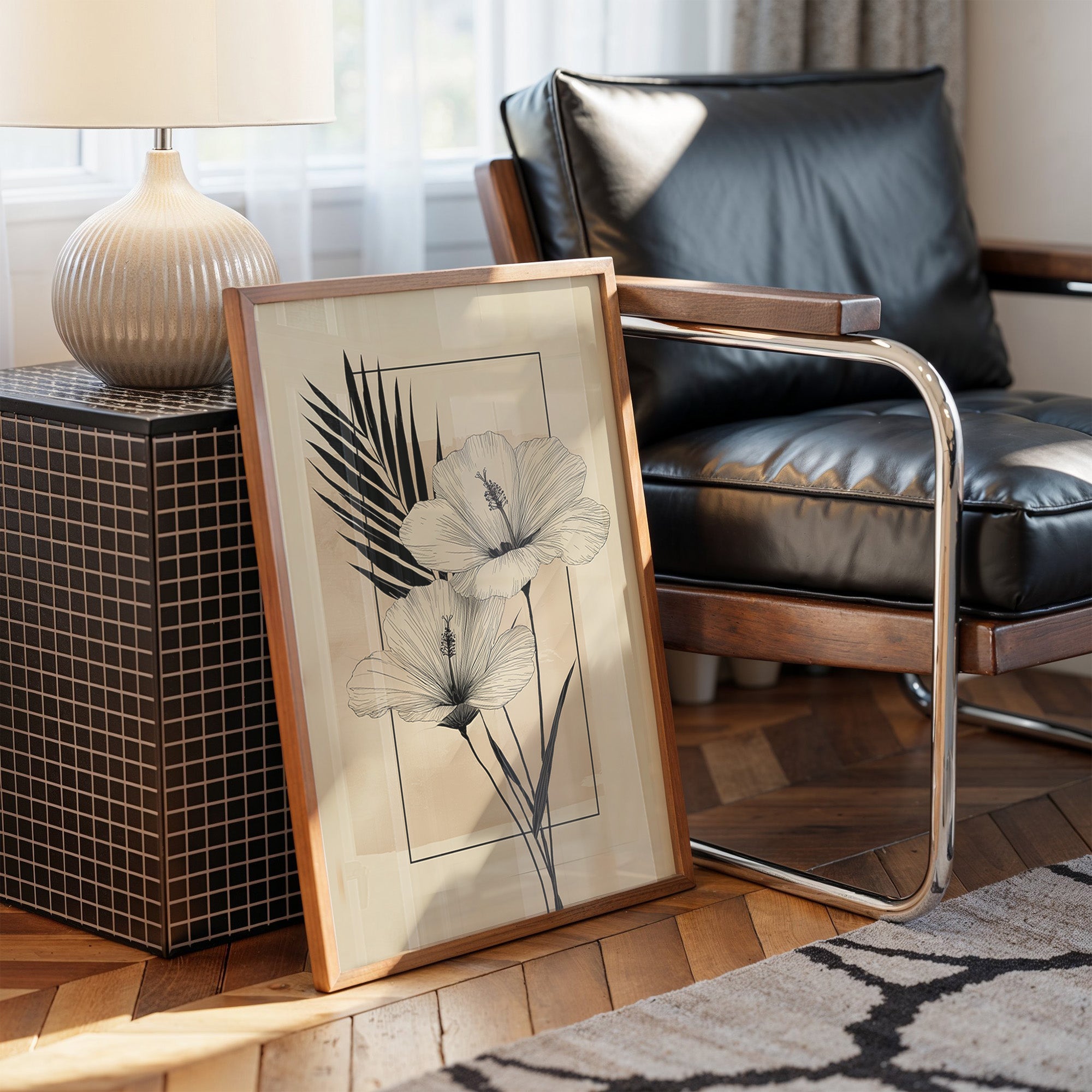 Tropical Lines Meet Gentle Petals