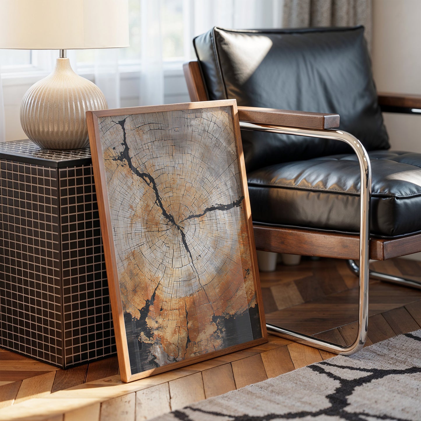 Time Circles Through Ancient Wood