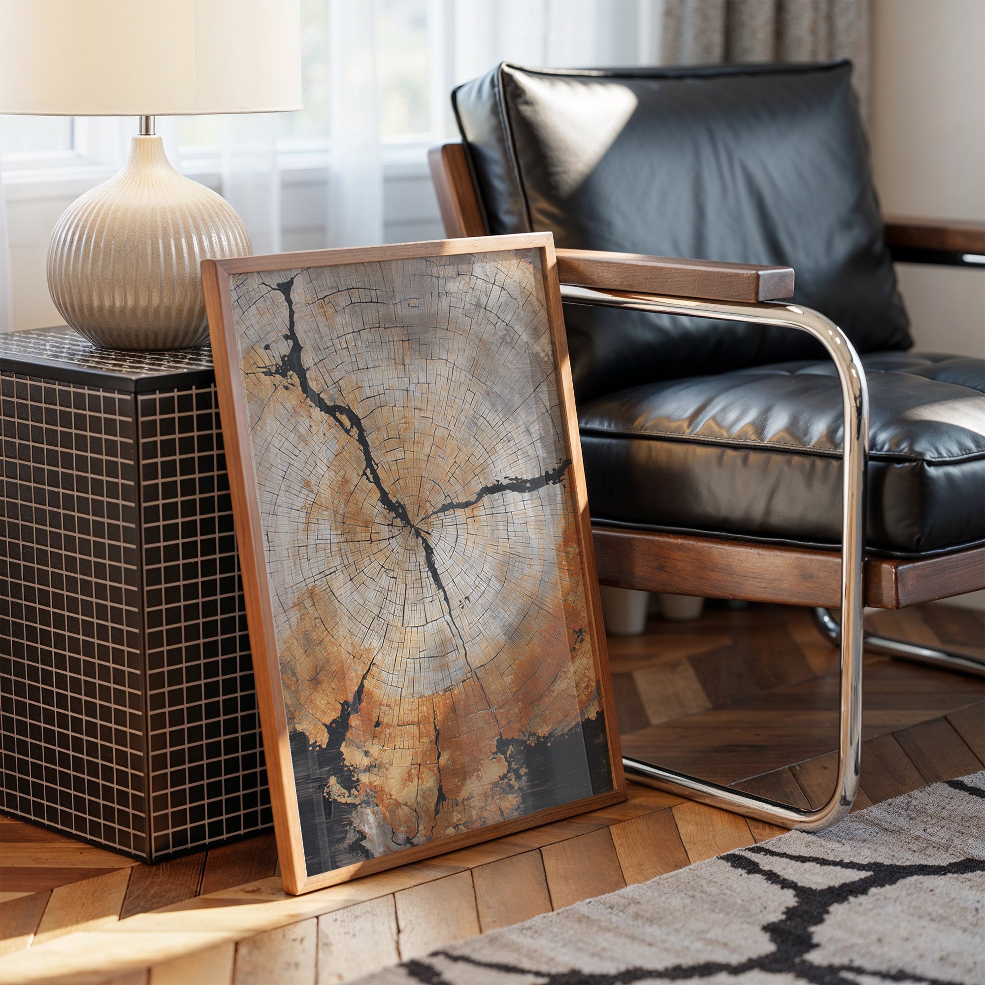 Time Circles Through Ancient Wood