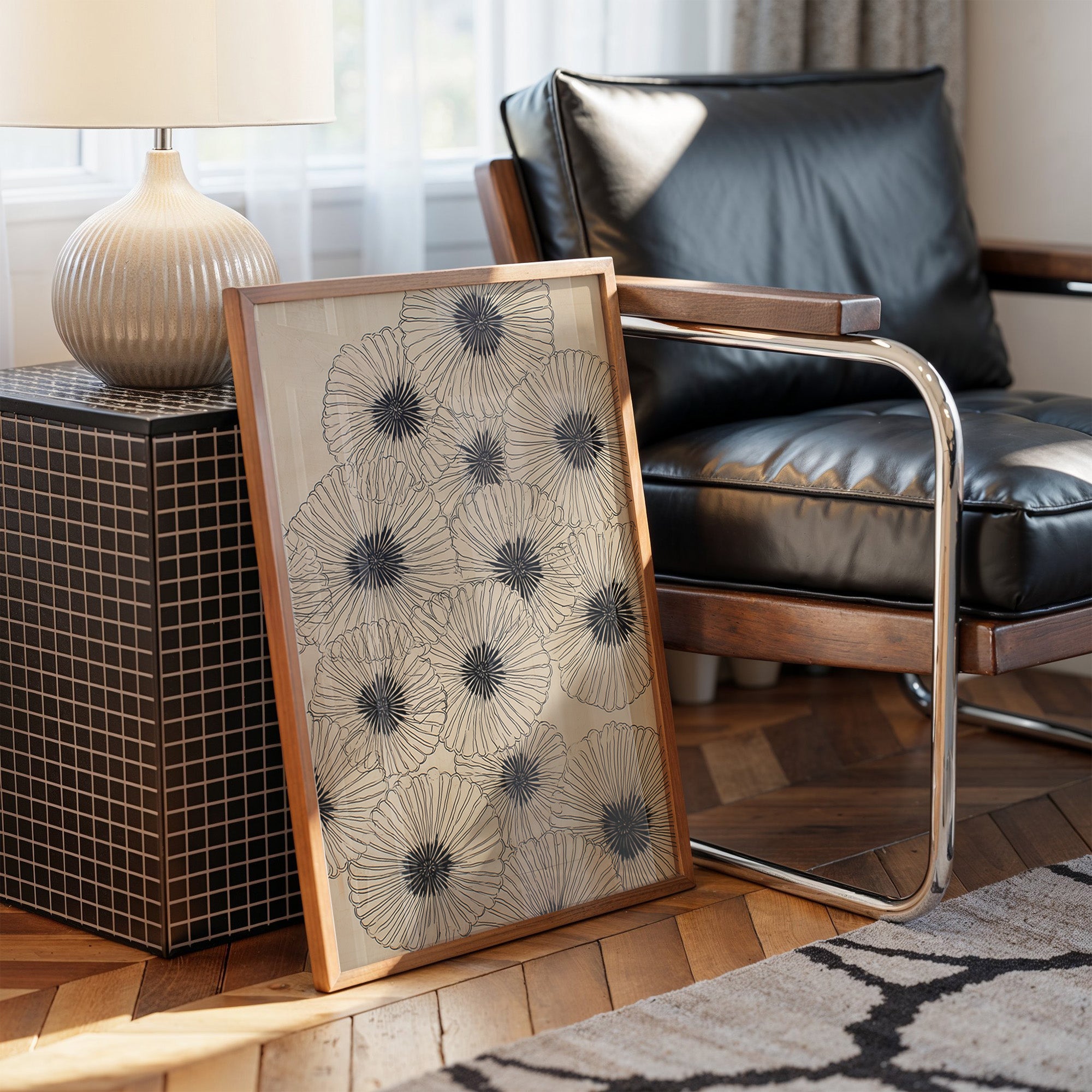 Ink Blooms Dance In Morning Light