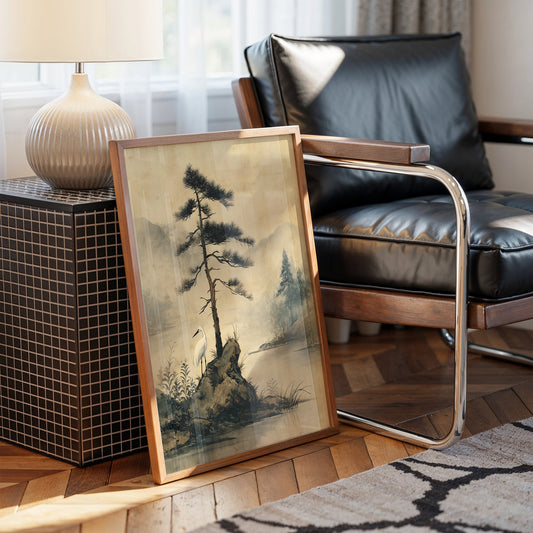 Lone Pine Guards Misty Waters