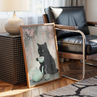 Black Cat's Cherry Blossom Tea Time