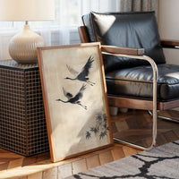 Cranes Paint Their Morning Dance