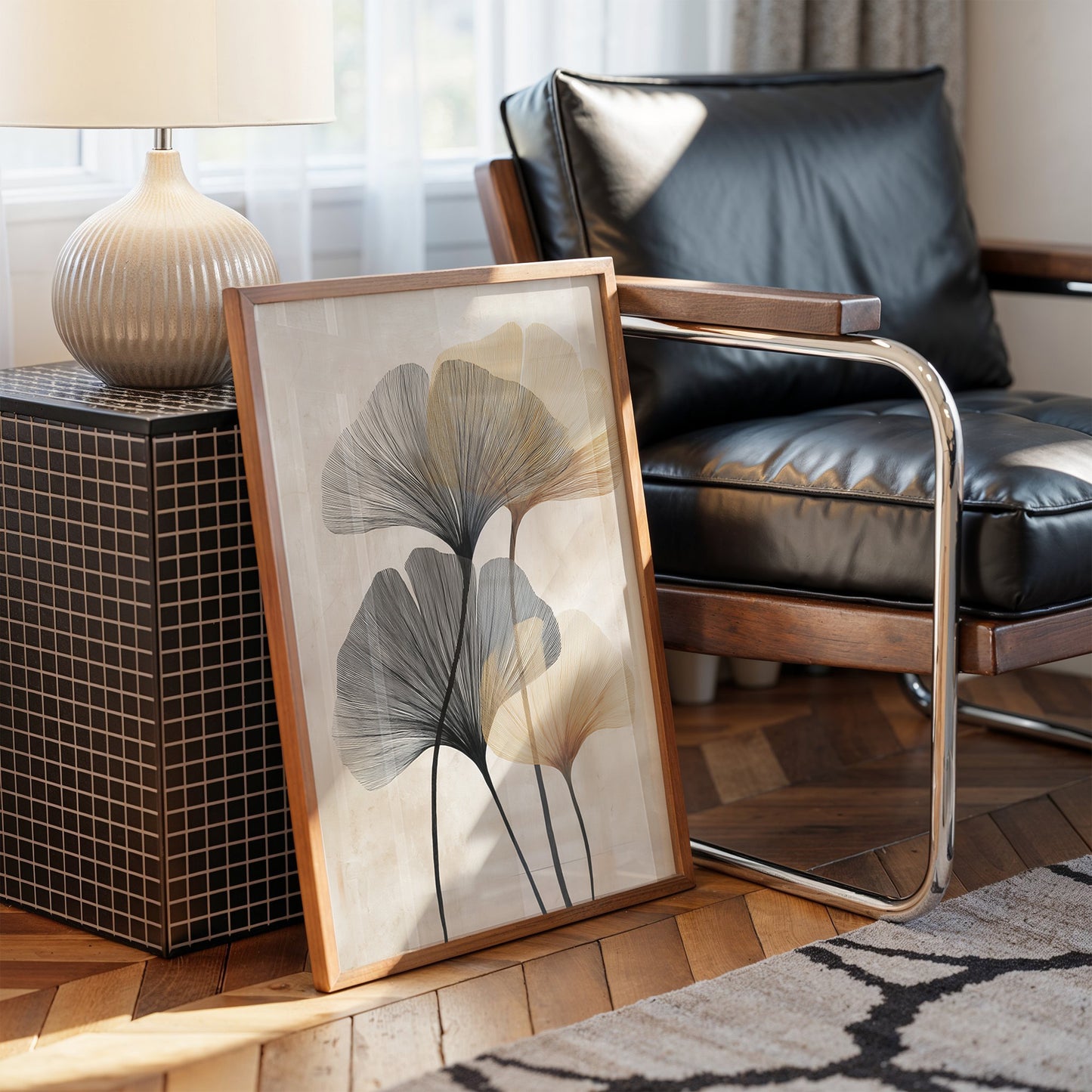 Ginkgo Leaves Dance Above Spirits