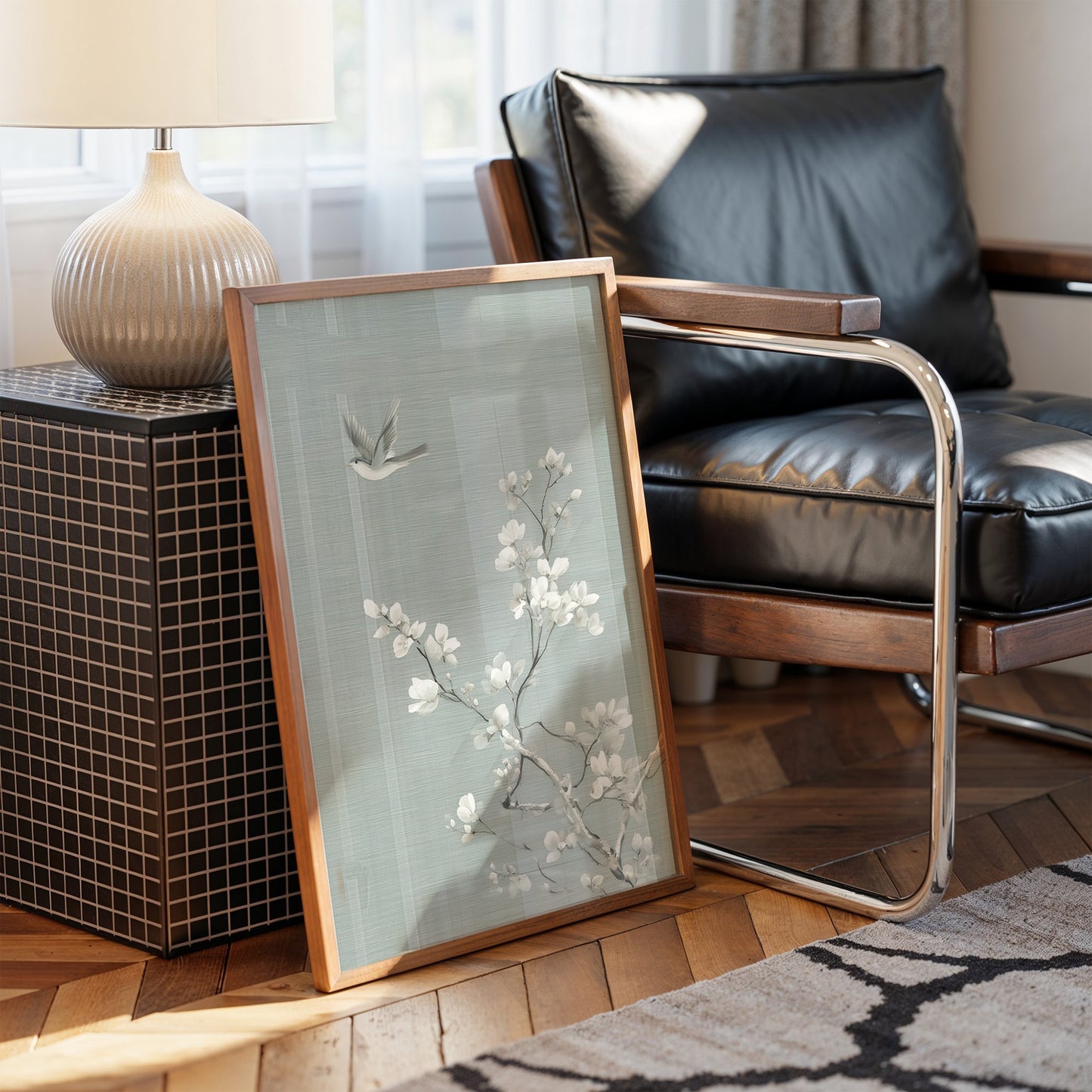 Soft Blossoms On Morning Linen