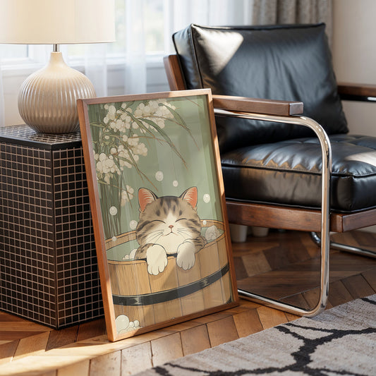 Kitten's Bamboo Bath Sanctuary Dreams