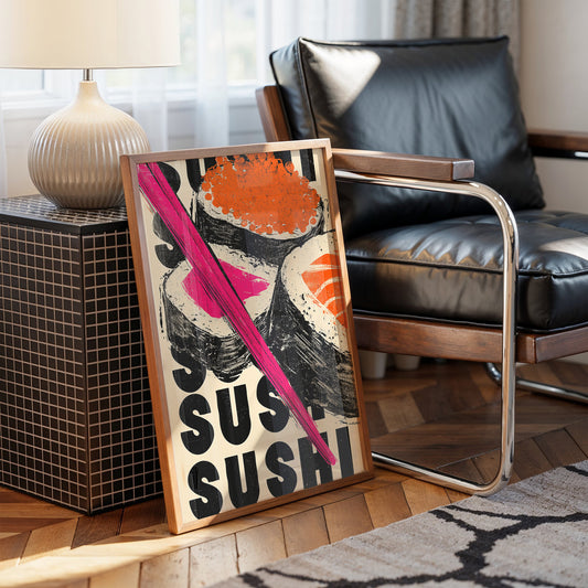 Bold Flavors Dance In Pink Light