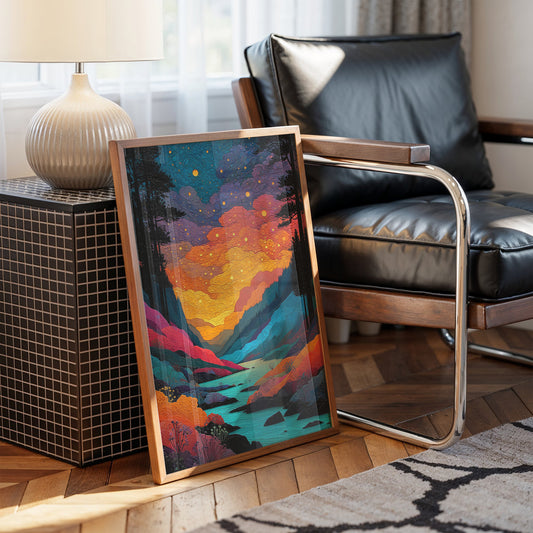 Fireflies Paint The River Valley