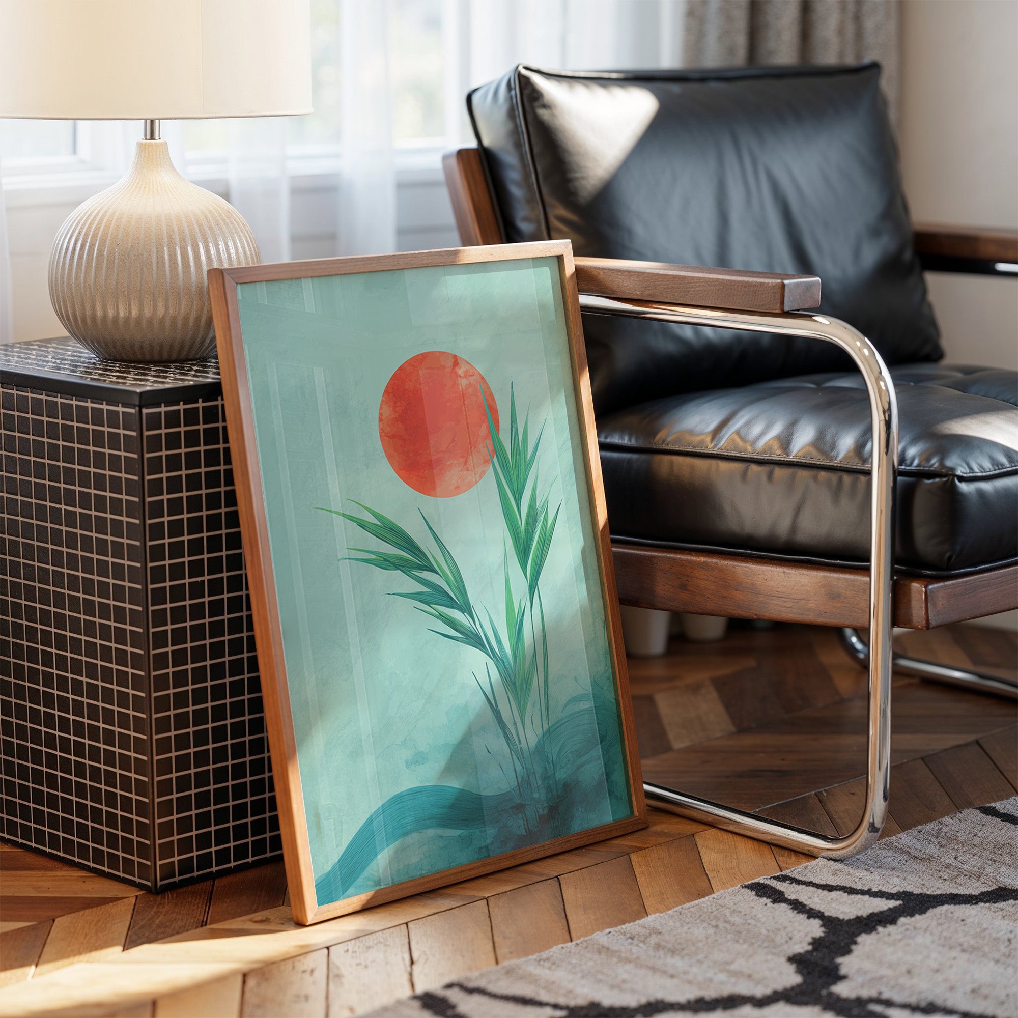 Bamboo Bows To Coral Sun