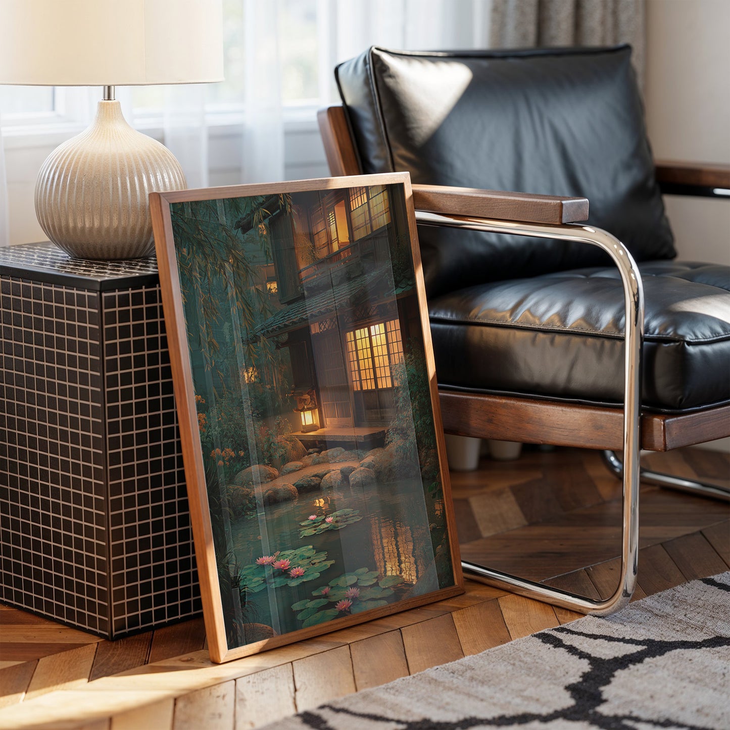 Lotus Dreams In Twilight Garden