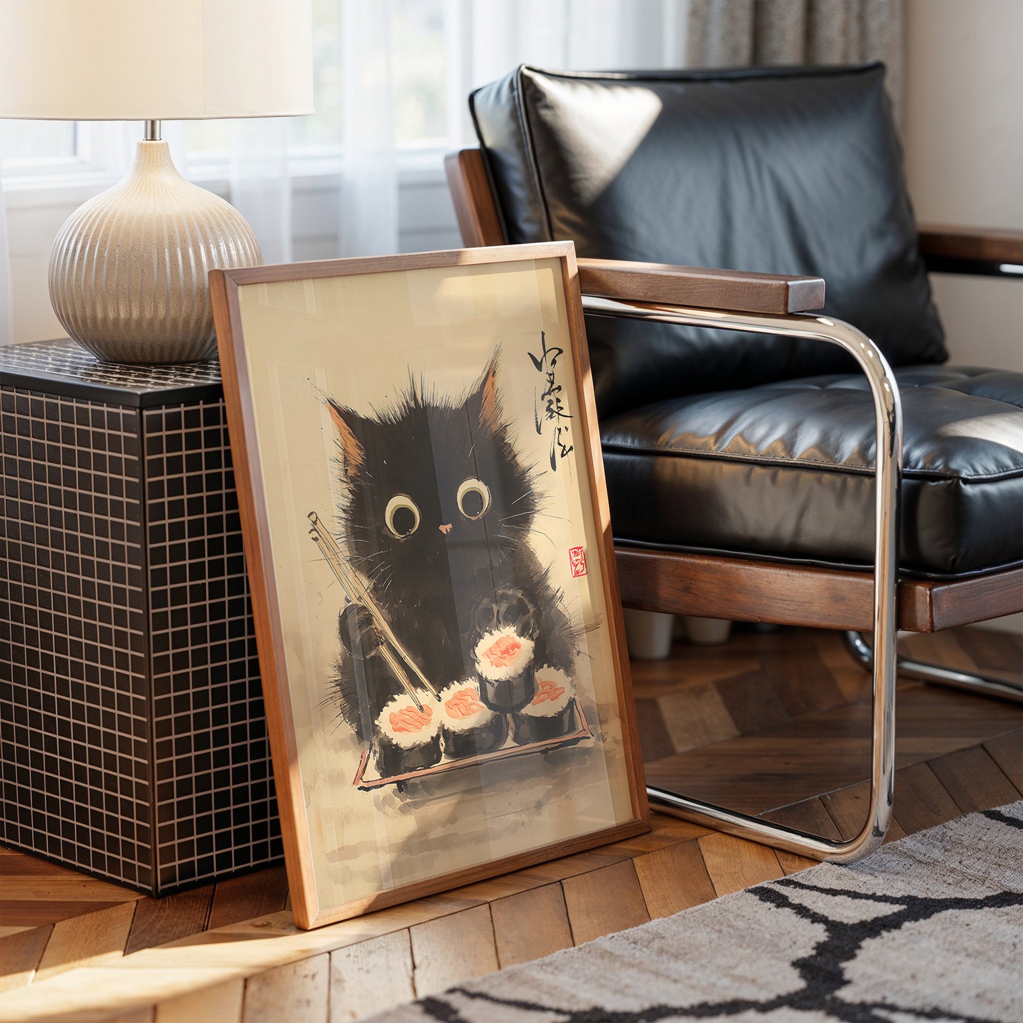 Sushi Cat Dreams Of Midnight Feasts