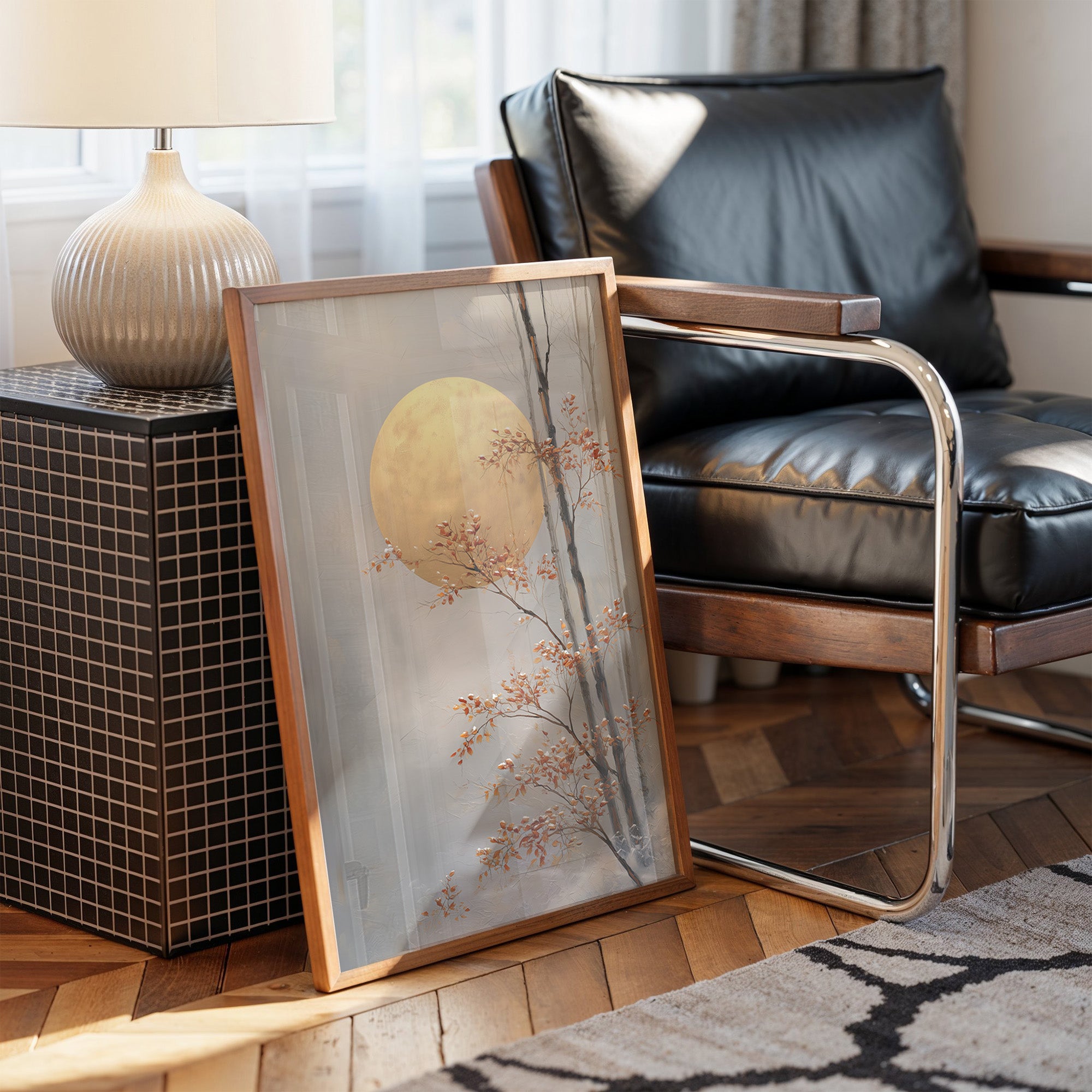 Maple Leaves Dance By Moonlight