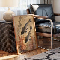 Koi Dance Through Coral Gardens