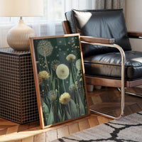 Dandelions Dance Under Midnight Stars