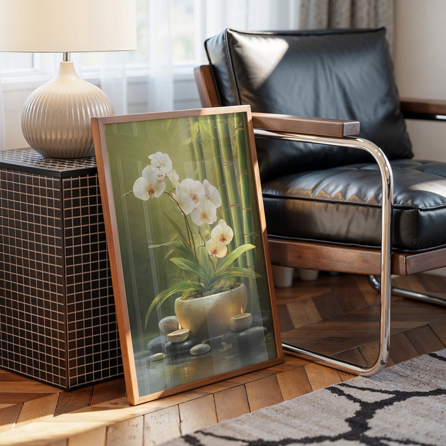 Bamboo Grove Holds Orchid Dreams