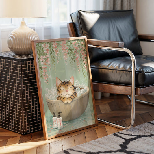 Bubble Bath Under Cherry Blossoms