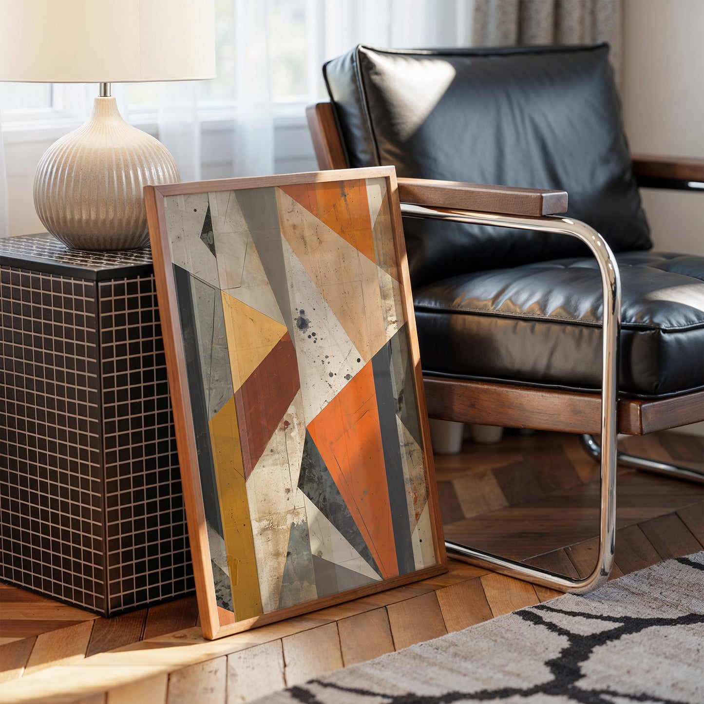 Geometric Rust Meets Modern Lines