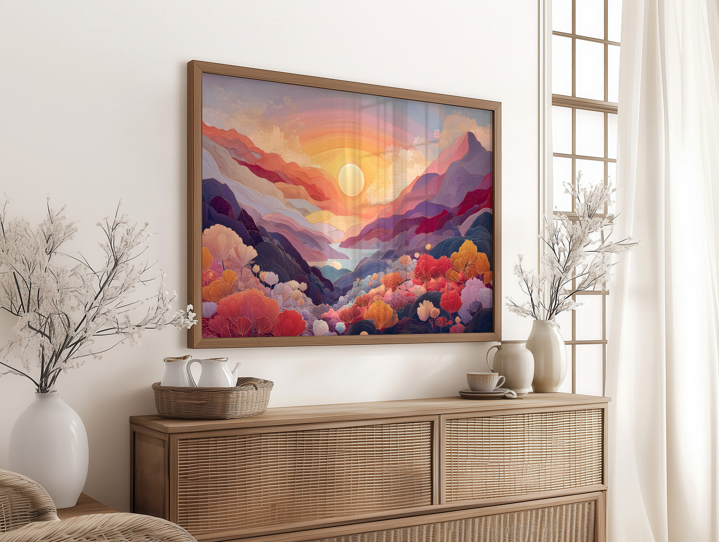Valley Blossoms Chase The Sun