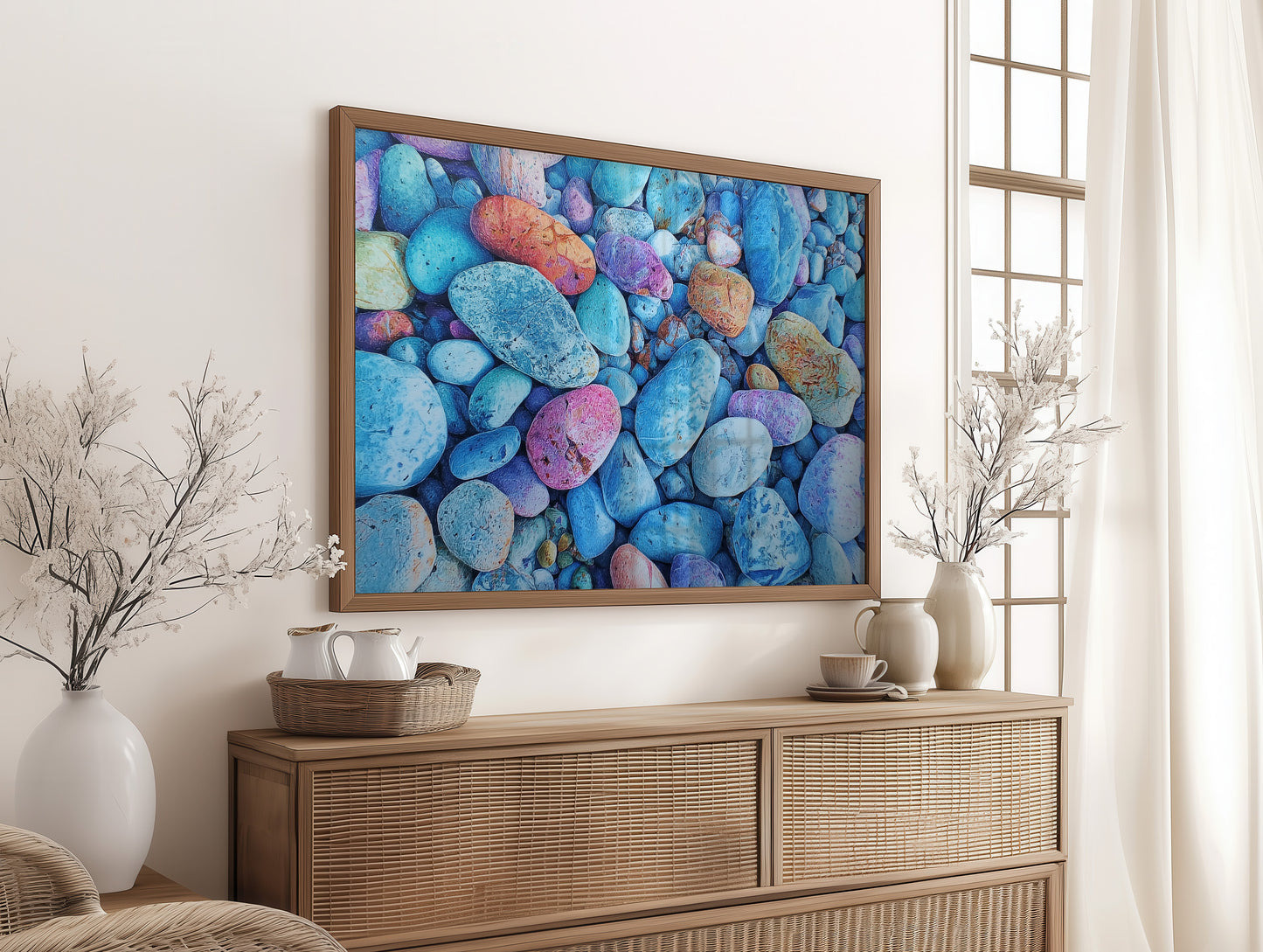 River Stones Paint Summer's Memory