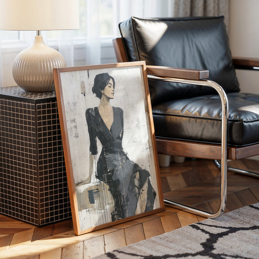 Elegant Moments In Black Ink