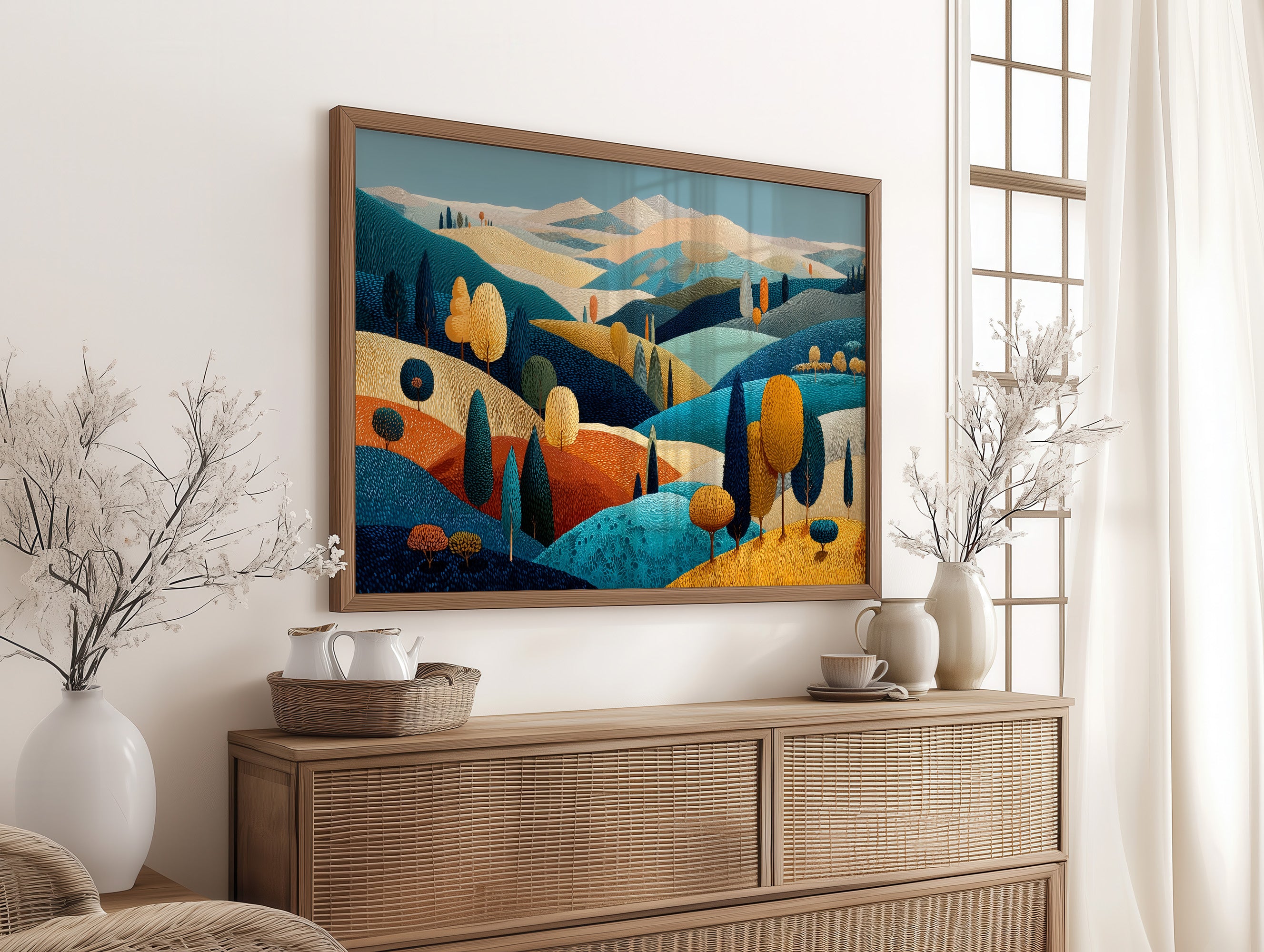 Tuscan Hills Wear Autumn's Colors