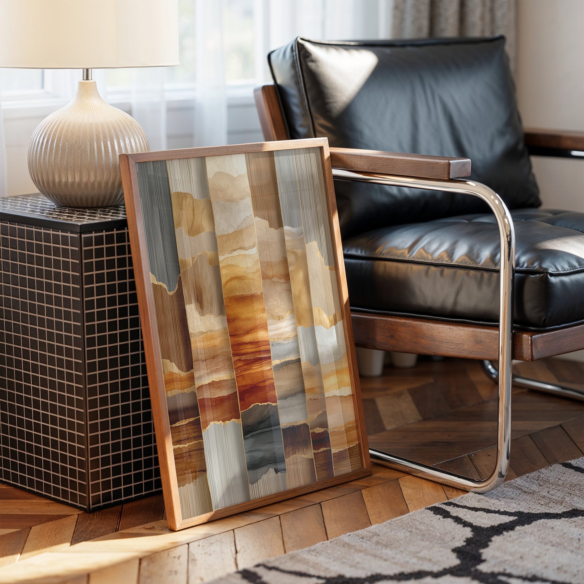 Amber Horizons Meet Industrial Charm
