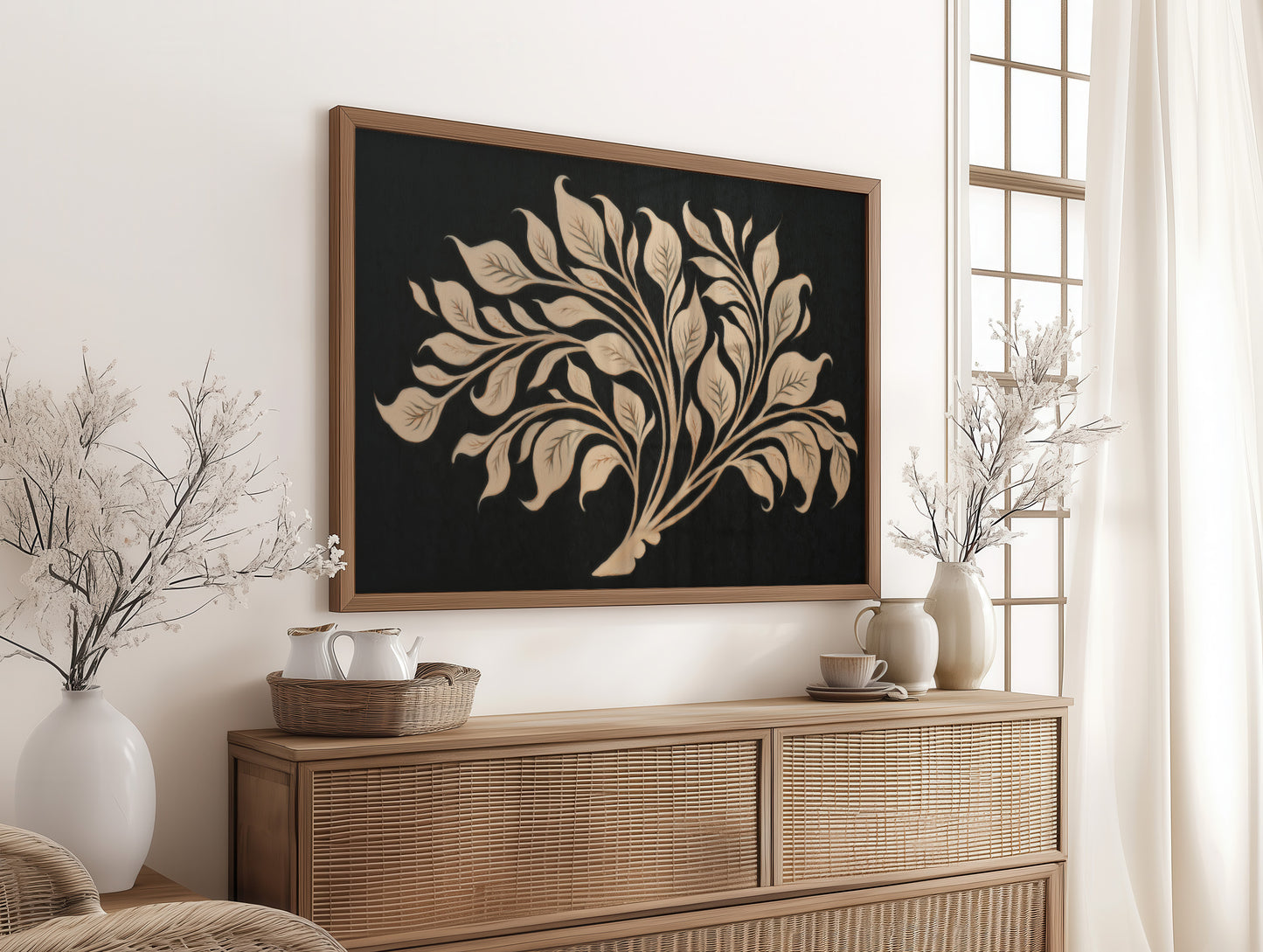 Botanical Elegance Unfolds In Night