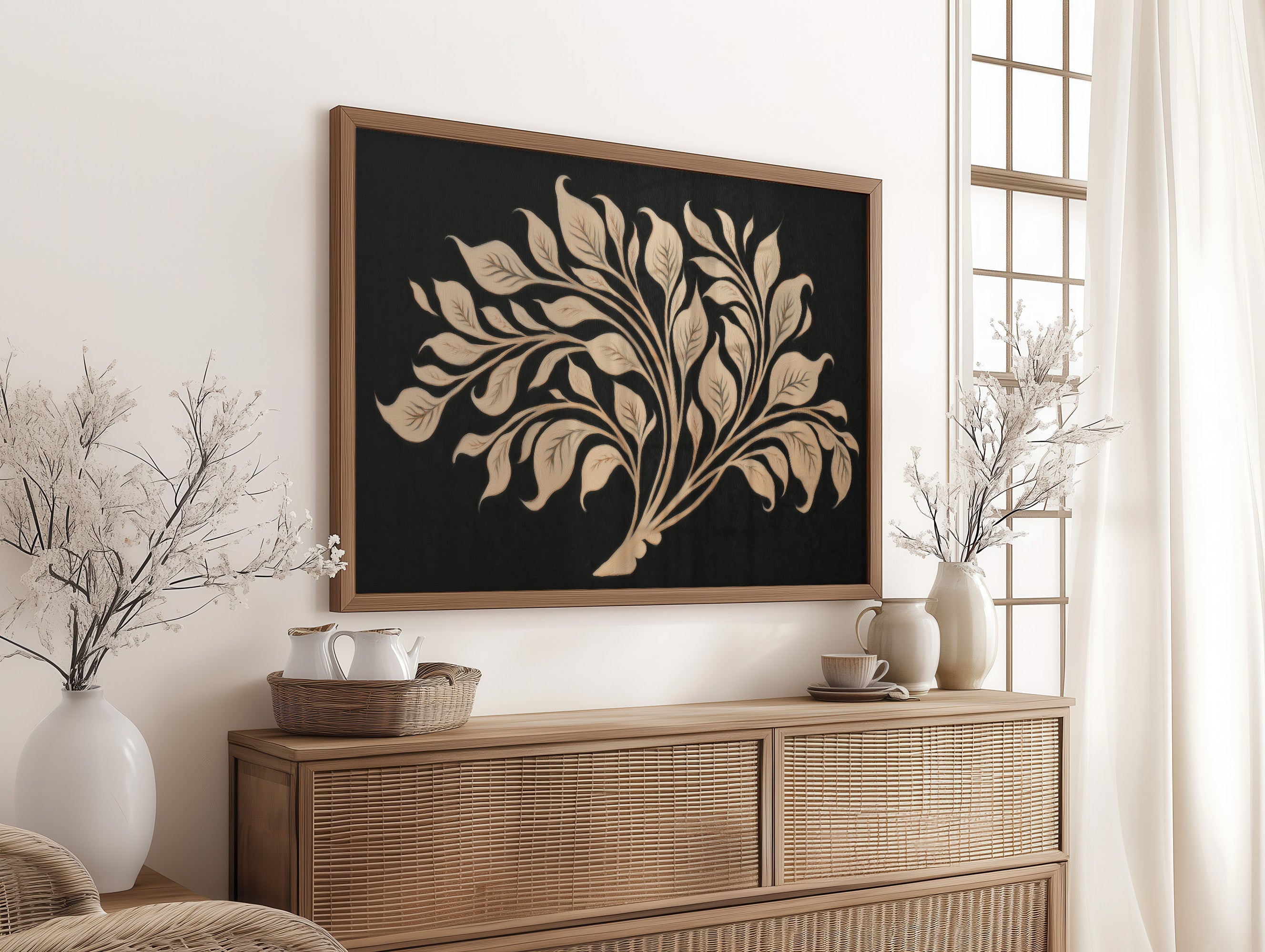Botanical Elegance Unfolds In Night