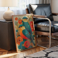 Birds Dance Among Coral Blooms