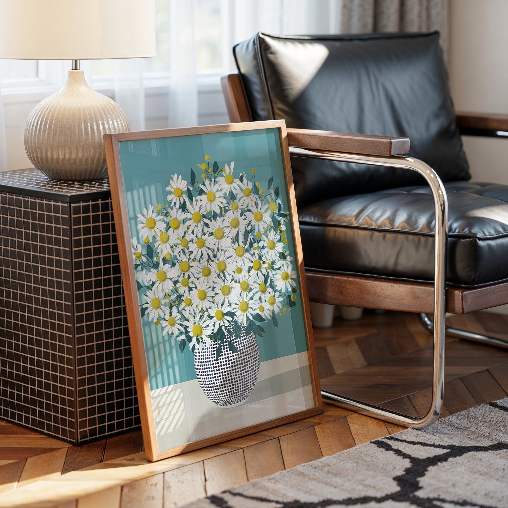 Daisies Dance In Morning Light