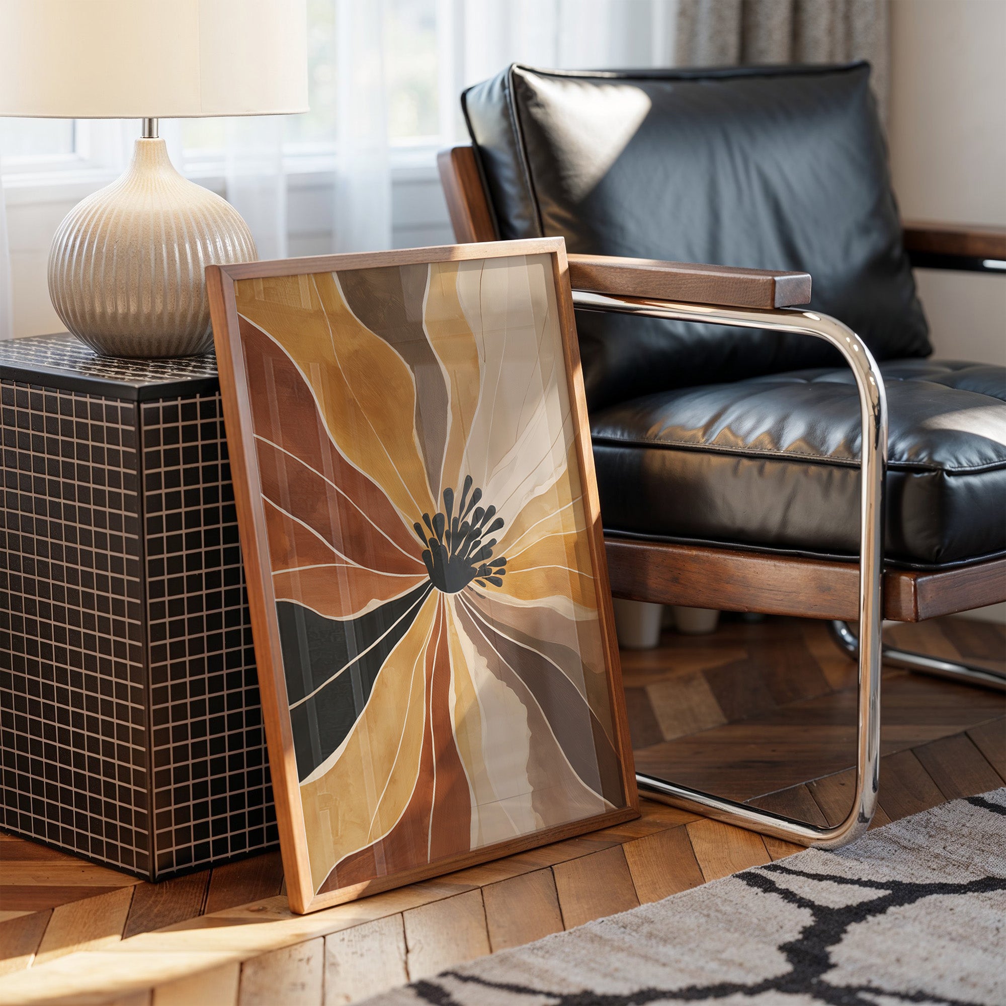 Autumn Petals Dance In Sunlight