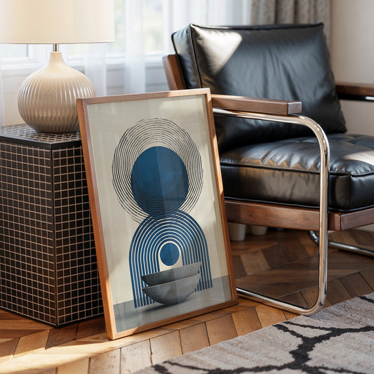 Blue Circles Dance In Morning Light