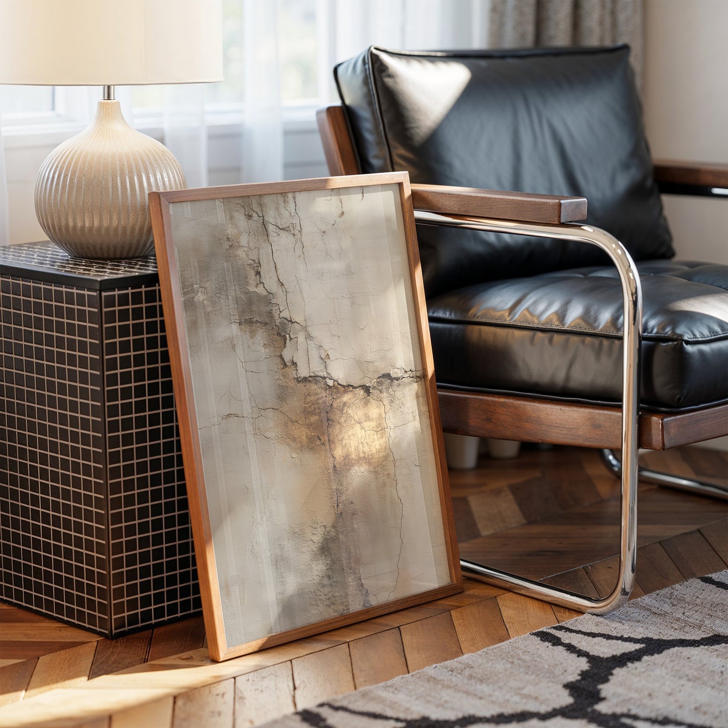 Sunlit Cracks Map Ancient Stories