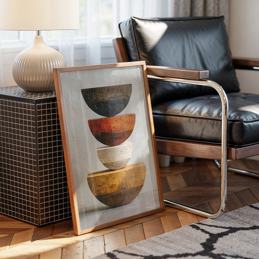 Stacked Bowls Above City Spirits