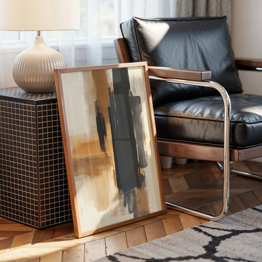 Brushstrokes Dance In Golden Light