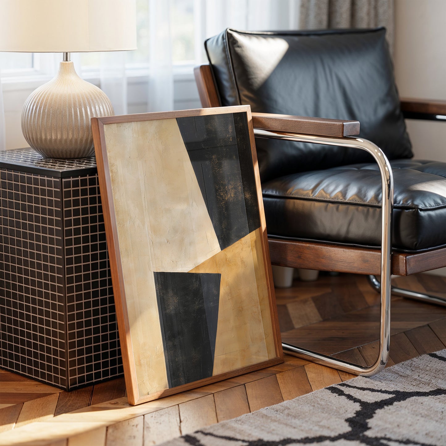 Sunlight Shapes Modern Angles