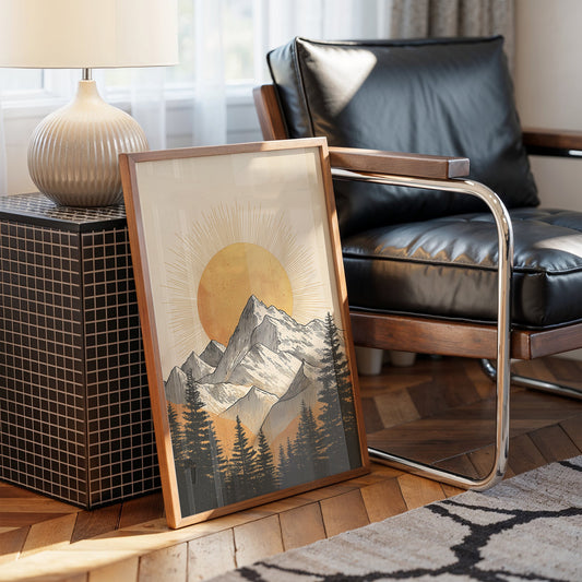 Golden Peaks Above The Bar