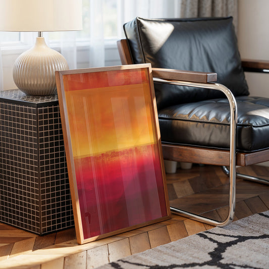 Sunset Colors Blend Their Stories