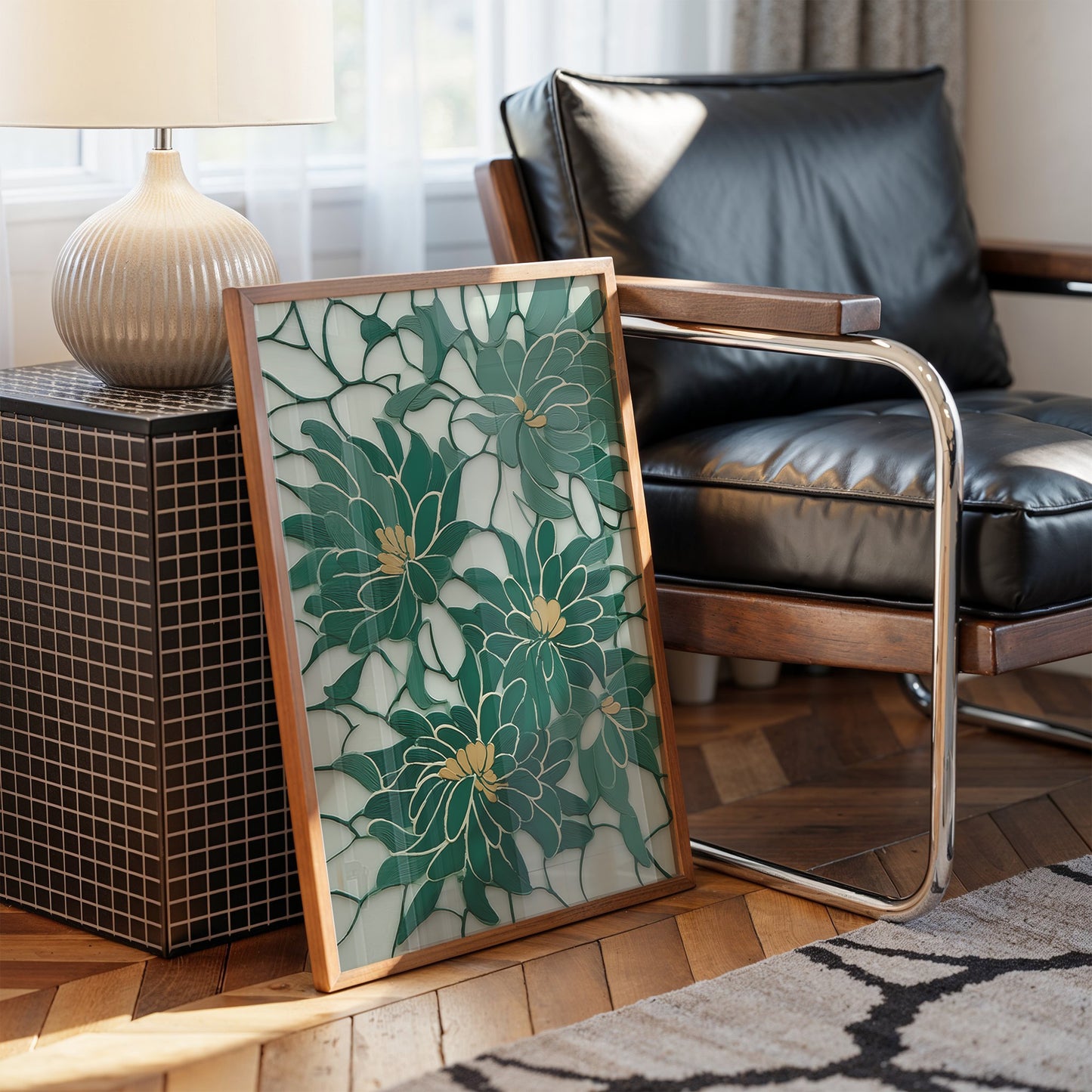 Jade Petals Dance In Morning Light