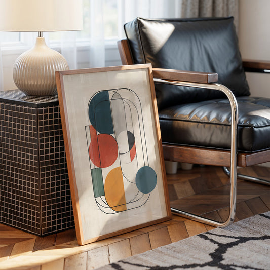 Circles Dance In Modern Lines