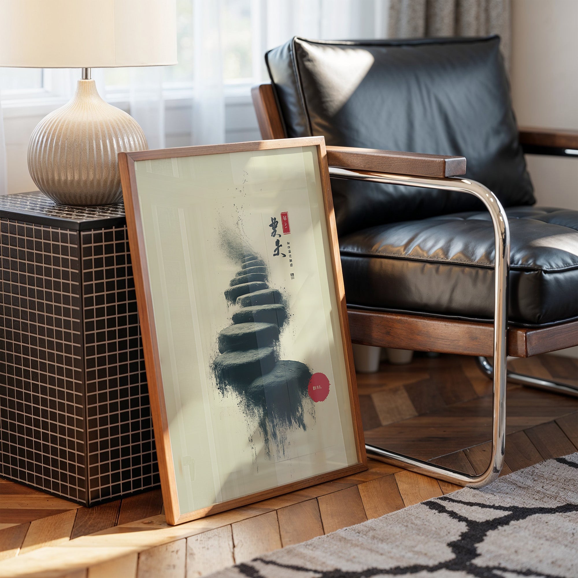 Stepping Stones Lead To Stillness